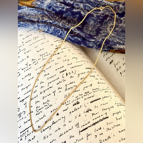 Italian pure 14k gold 18” chain - Picture 3 of 6